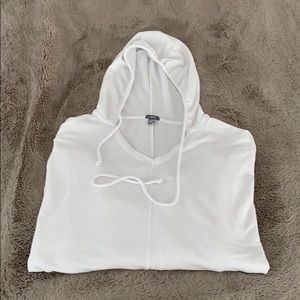 White aerie light weight hoodie